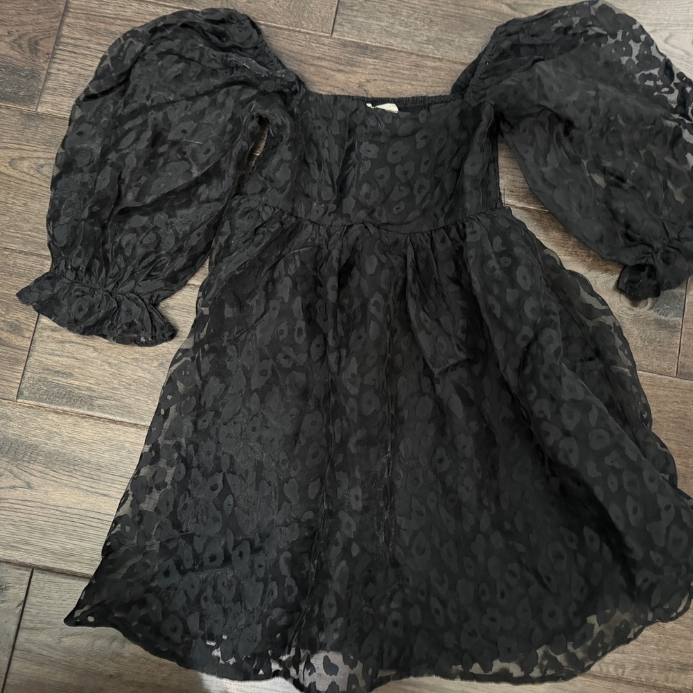 Teen small dress. Never worn. Black. Prom.